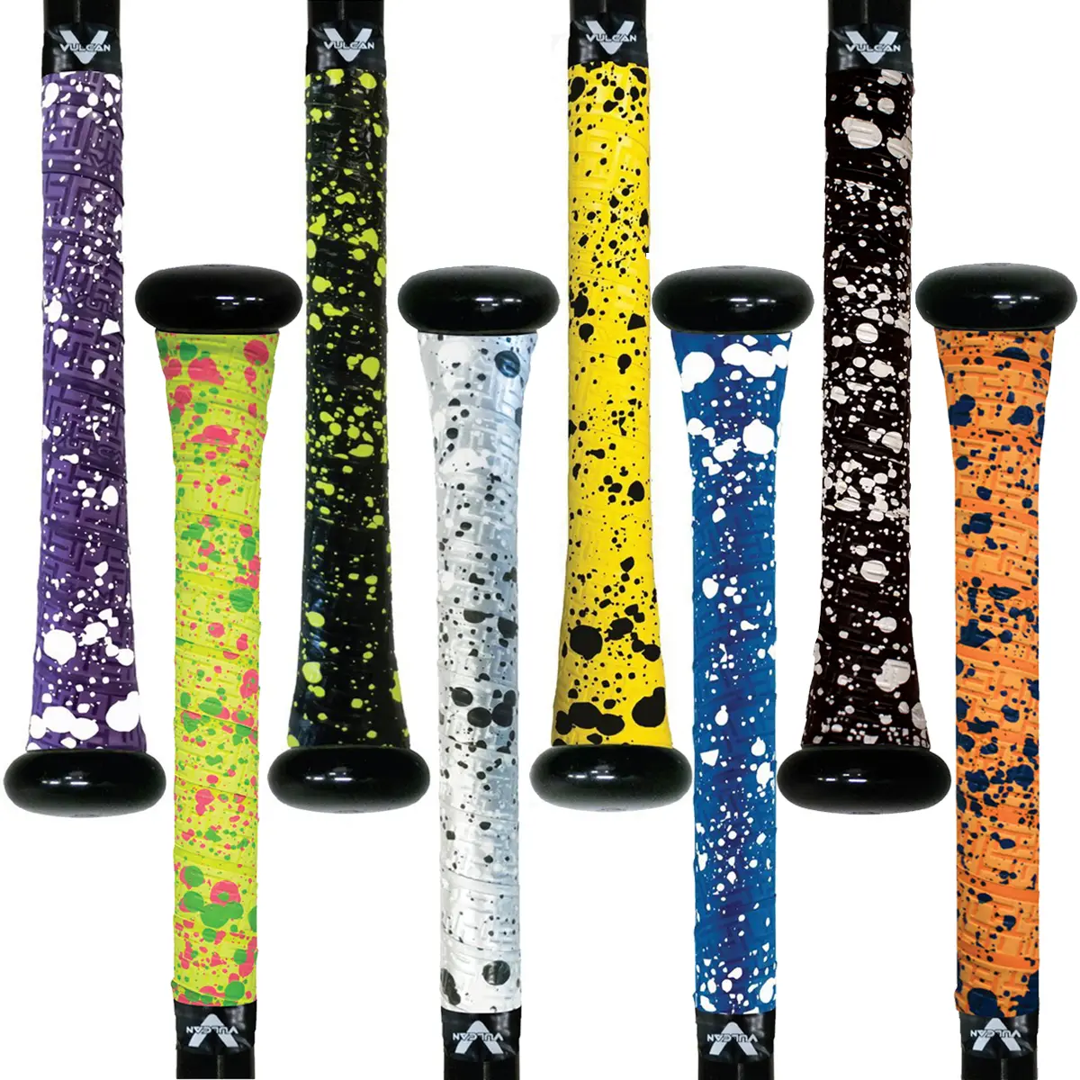 Vulcan Splatter Series 0.5mm Ultralight Advanced Polymer Bat Grip Tape Wrap