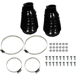 Black Swing Axle Boot Kit Pair Compatible with 48-68 Beetle and Dune Buggy