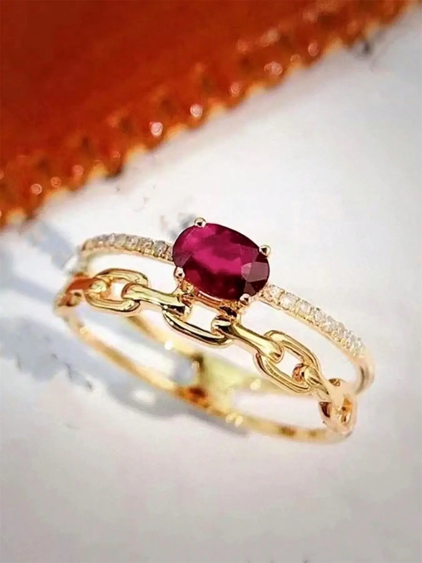 1 PC Luxury Cubic Zirconia Ring For Women For Wedding Engagement Elegant Engagement Ring Party Jewelry Valentine's Day Gift Beautiful Rings Marriage Ring