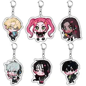 Alien Stage Chibis Keychains - Anime ALNST Luka Ivan Till Mizi Hyuna Sua Keyrings Fans Gifts! Cute Keyring Accessory, Fun Charm For Backpack Or Purse | High Quality and Customer Favorite Items