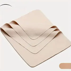 4pcs Microfiber Cleaning Cloths for Glasses, Phones & Screens - Dual-Sided Lint-Free Eyewear Camera Smartphone