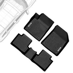 OEDRO Floor Mats Fit for 2015-2023 Jeep Cherokee (Not for Grand Cherokee), 1st and 2nd Row Liners