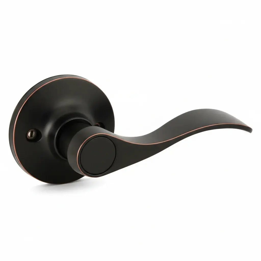 Cosmas 80 Series Oil Rubbed Bronze Right-Hand Dummy Door Lever