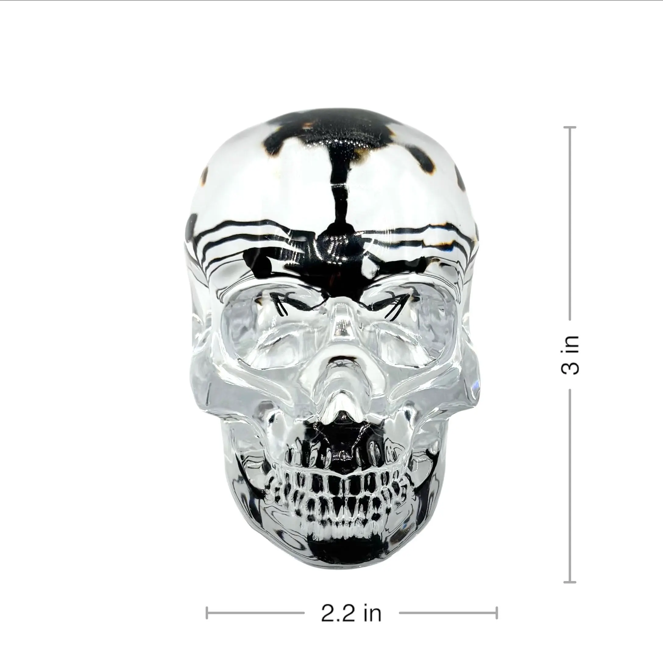Real Black Scorpion in Clear Resin Skull – Unique Nature Resin Art, Entomology Collectible & Home Decor Ornament, Halloween Gift Spooky Sculpture, Scorpio Unique Gift Decoration