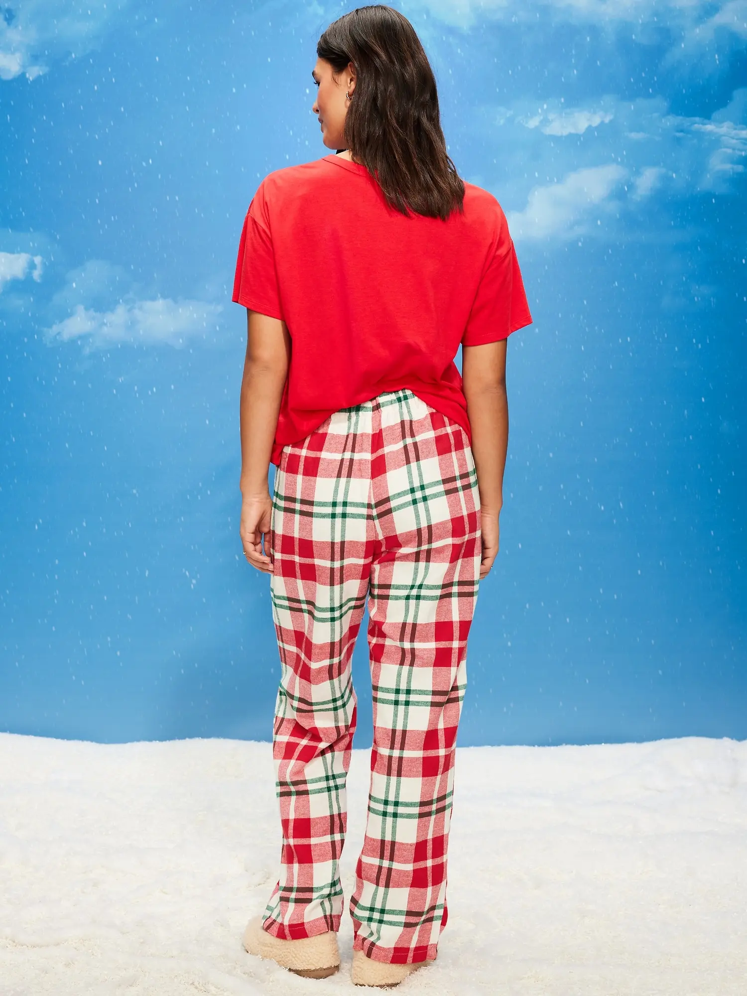 Old Navy Women's Mid-Rise Plaid Flannel Pajama Pants for Women Old Navy Women's Mid-Rise Plaid Flannel Pajama Pants for Women
