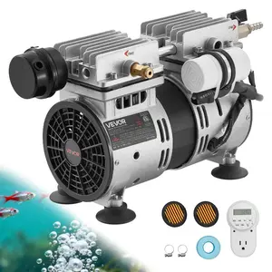 fathersdaygift VEVOR Pond Aerator, 5.2CFM 3/4 HP Air Compressor, Lake Aerator for Ponds up to 3 Acres, Overheat Protection Anti-Backflow Valve, 550W Powerful Motor, Pond Aeration Pump for Water Oxygen Circulation