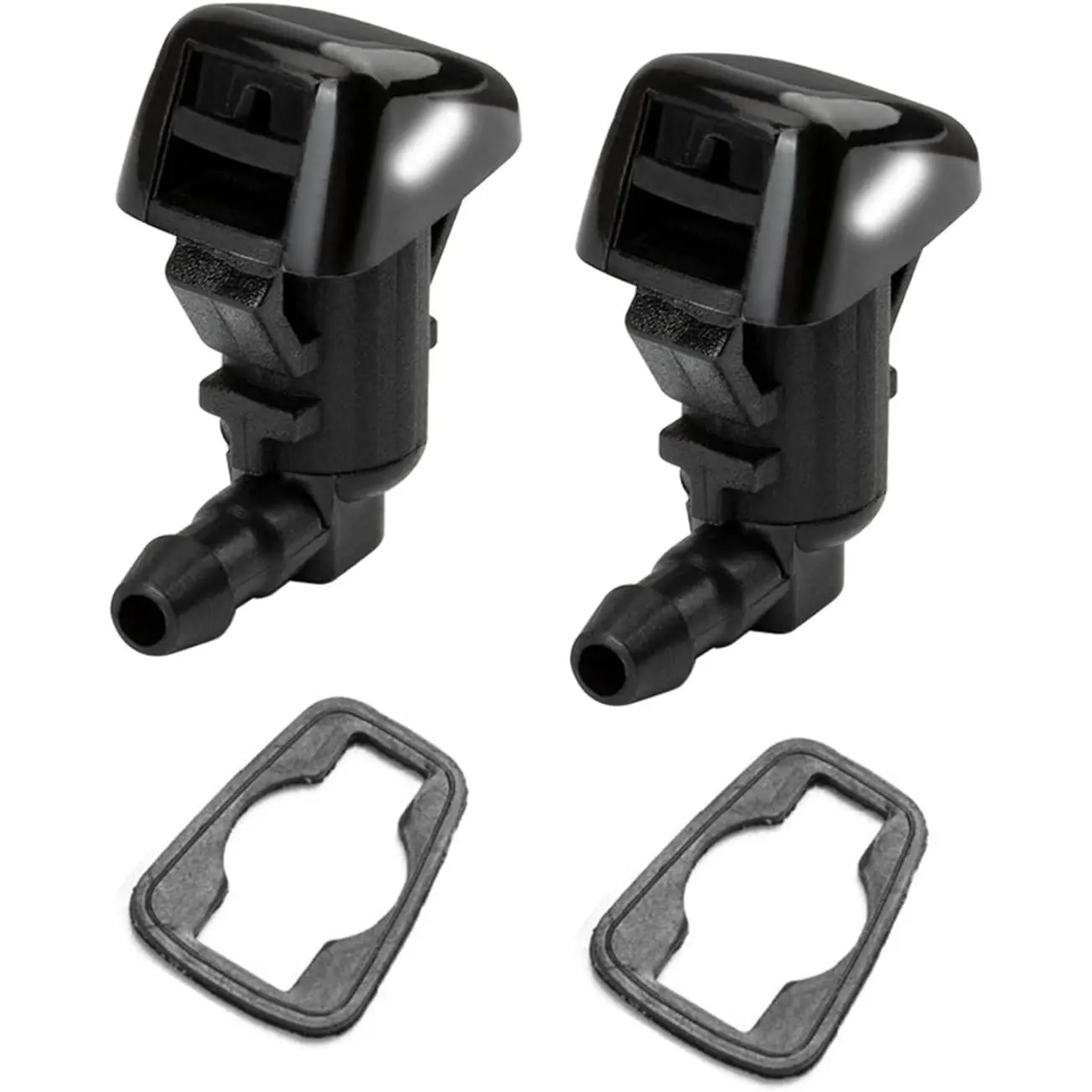 Front Windshield Washer Nozzle Kit Wiper Spray Nozzles for 2011 2012 2013 2014 2015 2016 Ford F250 F350 F450 F550 Super Duty Replaces OE BC3Z-17603-A BC3Z17603A