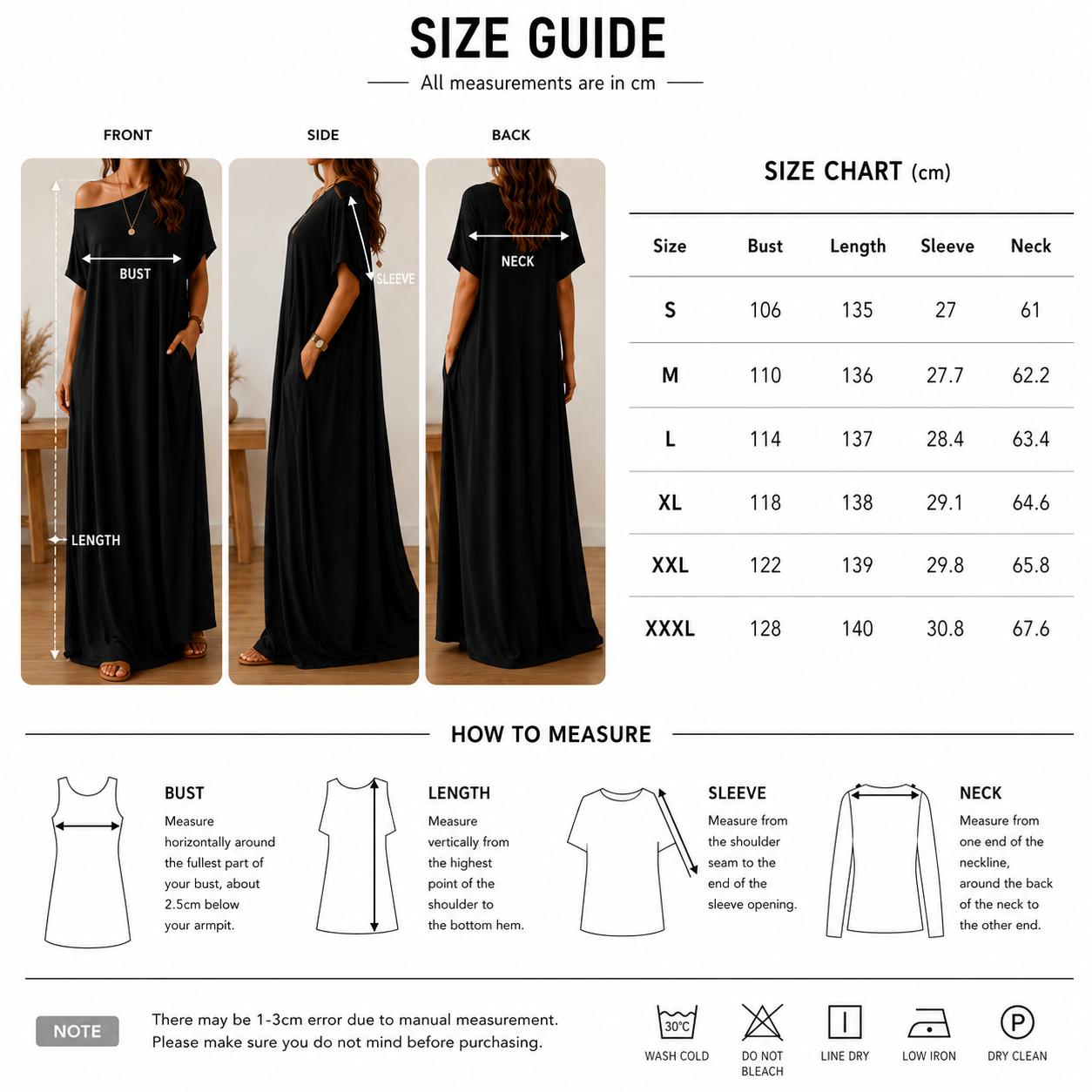 Women’s Oversized Batwing Sleeve Lounge Dress Soft Comfy Loose Fit Maxi Nightdress Casual Short Sleeve Sleepwear with Pockets Breathable Loungewear for Home Daily Wear Vacation Womenswear