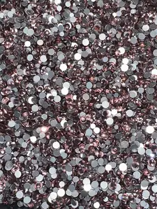 Diamond Dander: Filler Light Amethyst Glass Rhinestones