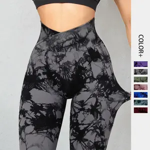 Seamless Tie Dye Yoga Leggings