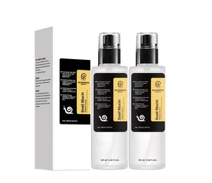 Blusheva Beauty Snail Mucin Radiance Serum 2-Pack 96% Snail Mucin for Hydration Anti Aging 100ml Face Serum for Daily Use Hydrating Anti Aging Face Serum Skin Repair Hydrate Moisturizing