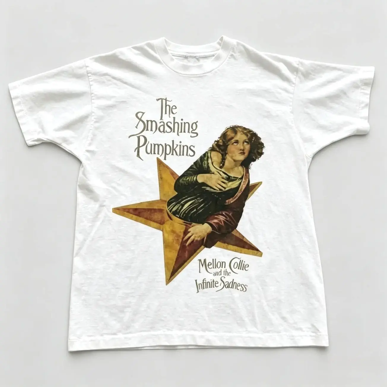 The Smashing Pumpkins Mellon Collie Graphic Tee, Vintage Rock Band Unisex T-Shirt  A747