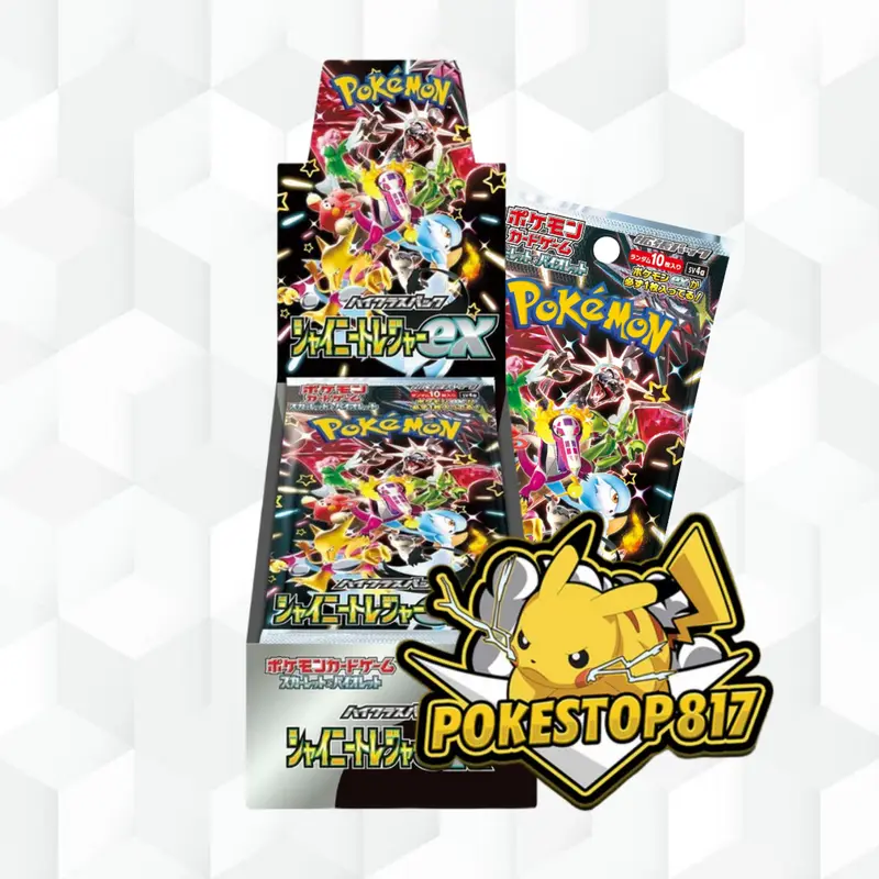 shining fates japanese booster box Pokemon Japanese Scarlet & Violet: Shiny Treasure Booster Box (Paldean  Fates) main image 1