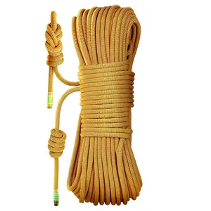 Outdoor mountaineering, rock climbing, static rope, main rope, downhill rescue safety rope, aerial work rope, wear-resistant rope