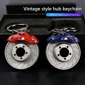 Vintage Style Hub Keychain Pendant BMW M-Series Keyring For BMW G30 G32 G01 G02 G05 G06 G07 G26 G23 G22 F40 F20 G08 G16 G15 G14 G12 G11 F02 F01 F13 F12 F06 F10 F07 F36 G20 F34 F30 G42 F44 F48 F39 G29 F25 F26 F15 F16 G80 G82 F97 F98 F95 F80 F90