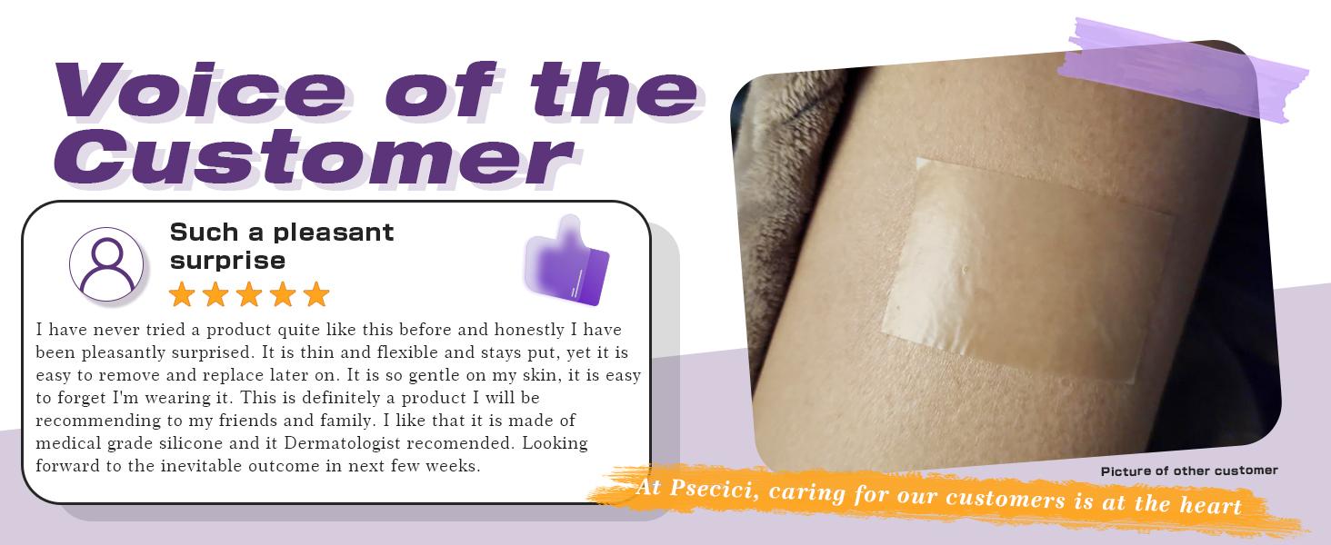 Silicone Scar Sheets,Silicone Scar Tape,Silicone Scar Removal Strips for Surgical,C-Section,Tummy Tuck,Keloid Scars (1.6"X 59" Roll-1.5M) Keloid Bump Removal