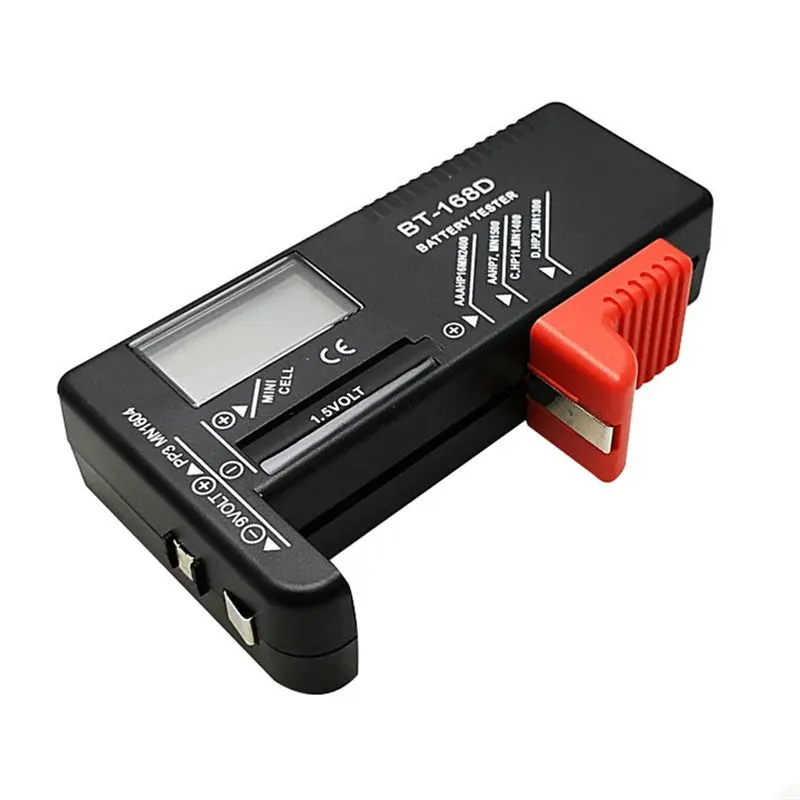 BT-168D Battery Tester Digital Battery Tester Battery Capacity Tester BT168D Tester for AA/AAA/C/D/9V/1.5V Battery