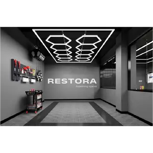 8' x 15' 11" - LED Hexagon Light Panel (10 Hexagons w/ Border)
