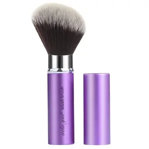 Retractable Blush Brush Angled Face Powder Blusher Bronzer Travel Makeup Brush