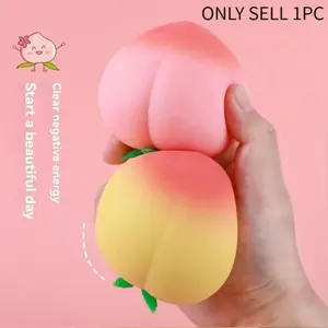 Peach Squeeze Toy, Stress Relief Squishy Toy, Slow Rebound Squeeze Ball, Office Party Favor, Home Gift, Birthday Gift