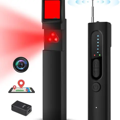 Hidden Camera Detectors and Bug Detector, Listening Device Detector, GPS Detector 6 Levels Sensitivity, for Travel/Hotel/Car/Indoor