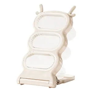 Large Capacity Incline Pen Holder Organizer, Cosmetic Storage Rack, Multi-Functional Desk Accessory, Space-Saving Design