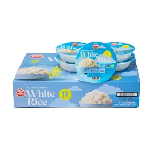 OTTOGI Instant Cooked Rice 210g x 12 Pack - Microwaveable Korean White Rice, Ready to Eat in 2 Minutes, Value Family Size