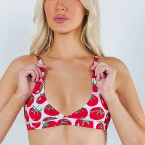 The Roma | Shinesty Tomato Boob Hammock™ Triangle Bralette