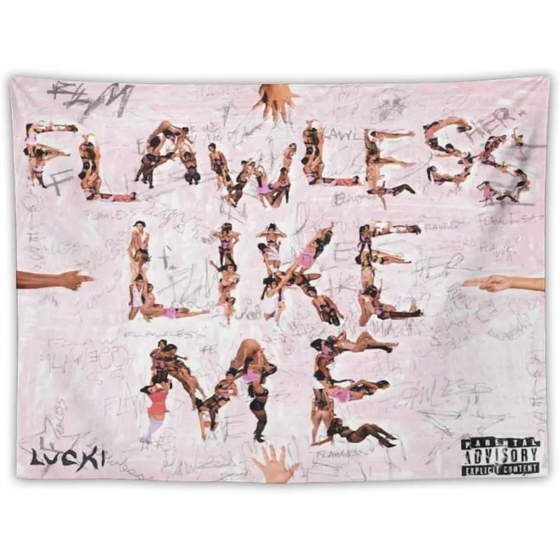 Tapestry Luckis Tapestry Rappers Tapestries flag, Wall Hanging, College Room Hostel Decorations Bedroom Living Room Dorm Decor 30x40in 60x40in Gift House