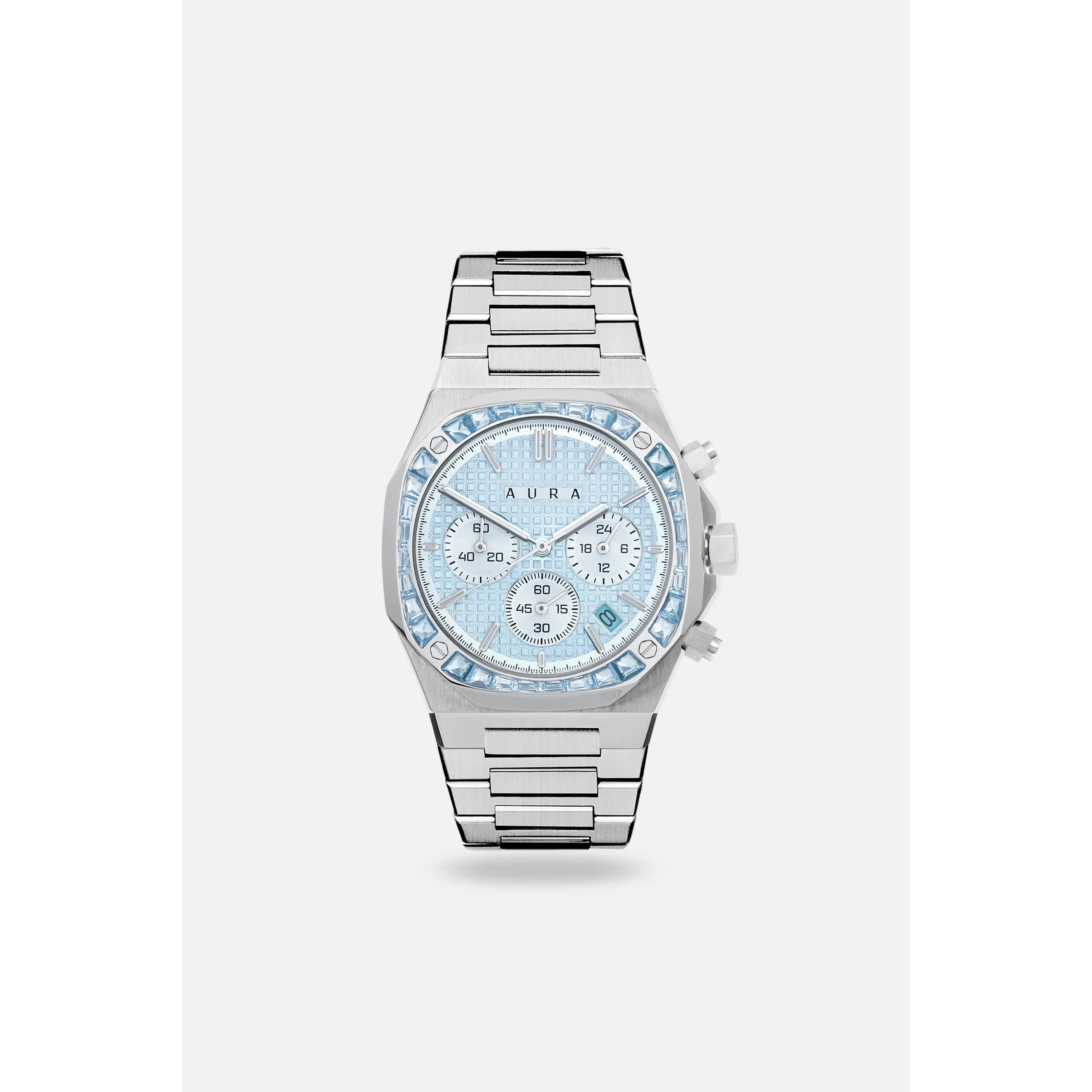 Chronograph 001: Steel/Azure