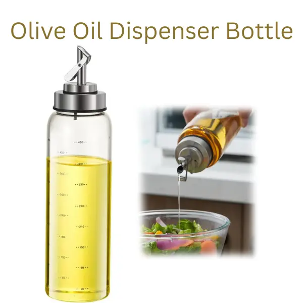Olive Oil Dispenser Bottle, 17 Oz Glass Oil Dispenser with Automatic Opening & Closing, Leakproof Kitchen Pourer, Summer Gift Utensils Utensils Utensils Utensils