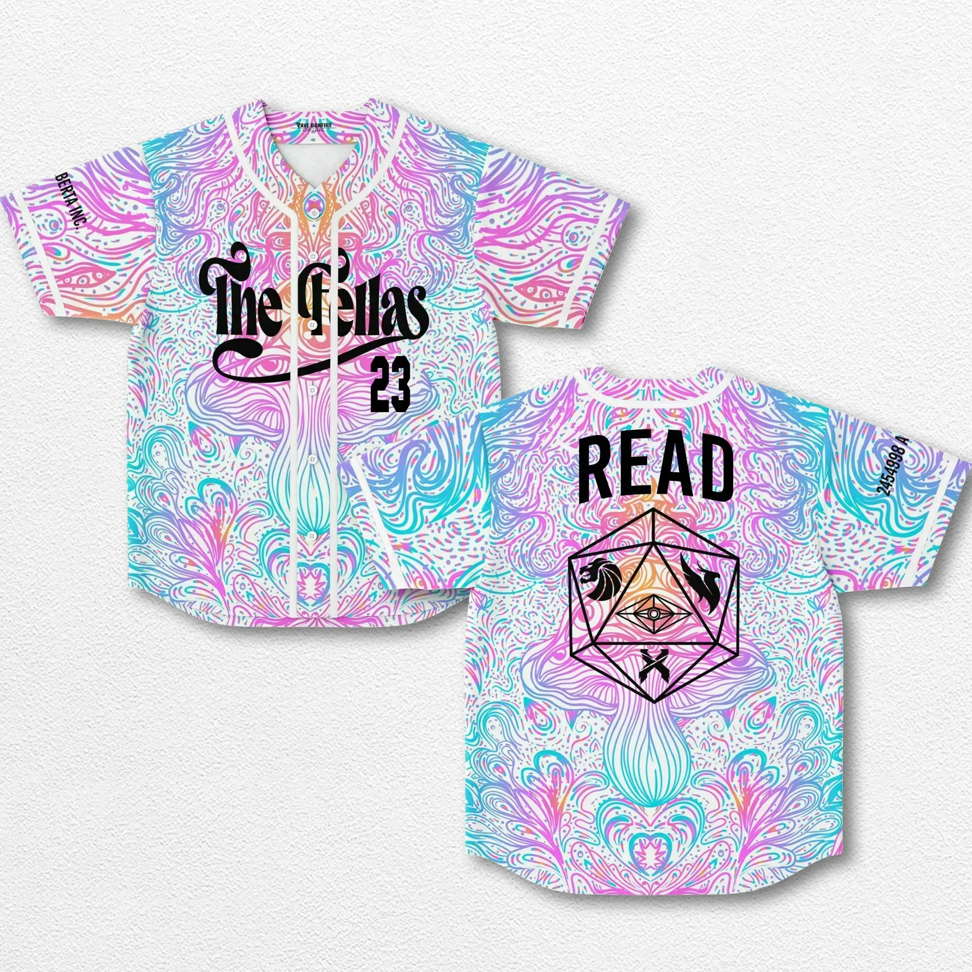 The Fellas Illenium x Seven Lions x Slander Baseball Jersey EDM Music Shirt, EDM Festival Family Gift, Unisex Breathable Men's Jersey, 420 Lover Graphic Shirt, Gift For Baseball Fan EDM Electronics Music