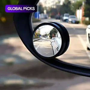 2pcs Universal Car Blind Spot Mirror, Wide Angle Car Mirror, Auxiliary Mirror For Truck And Motorcycle, Car Side Mirror #GLOBAL PICKS