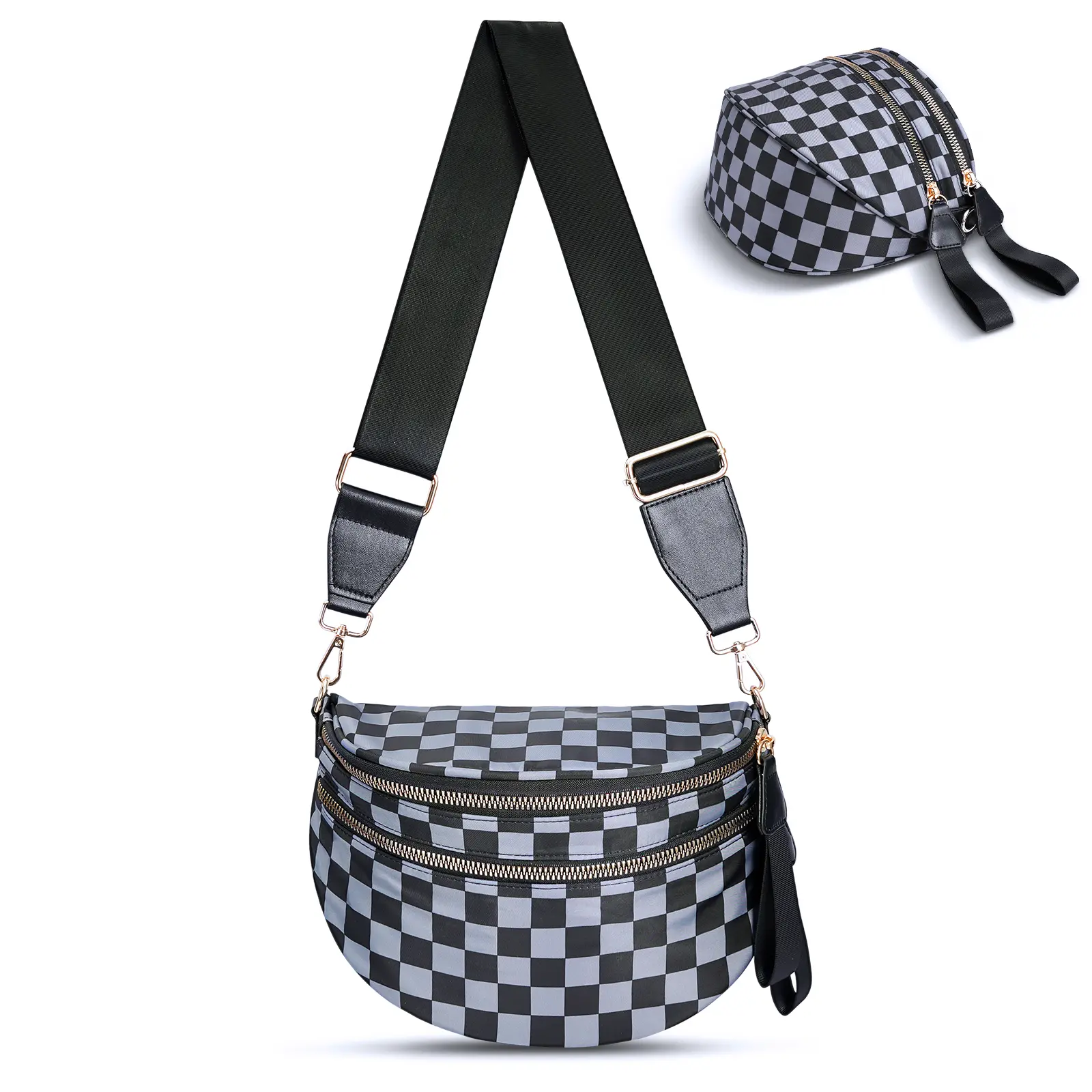 Black & Grey Checkboard