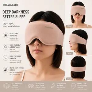 3D Contoured Sleep Mask | Lightweight Eye Cover for Daily Rest & Travel