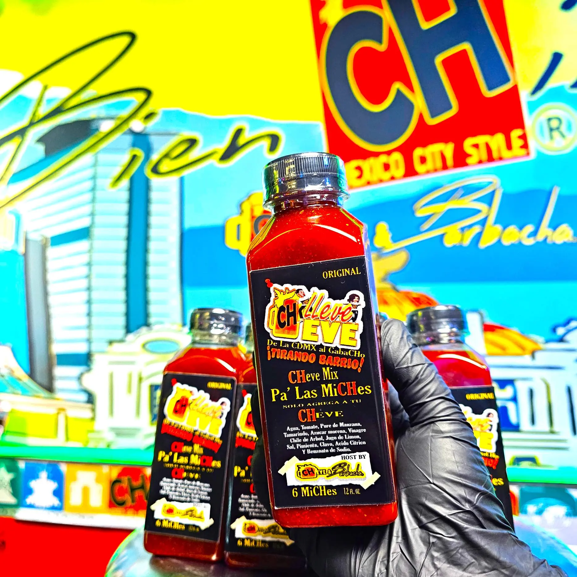 Lleve Cheve Non-Alcoholic Michelada Mix – Receta de la Casa, 12oz Concentrate (Makes a 6-Pack)