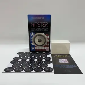 Jumbo Hitster Music Party Card Game, Fun 308 Iconic Music Games, Perfect for Parties, Family Gatherings, Halloween, Christmas, Various Events