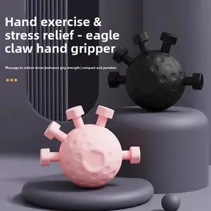 Eagle Claw Grip Strength Ball – 20-45kg Adjustable Resistance Hand Exerciser, Stress Relief Squeeze Ball for Finger Strengthening, Hand Therapy & Carpal Tunnel Relief, Portable Massage Ball for Men Women Office