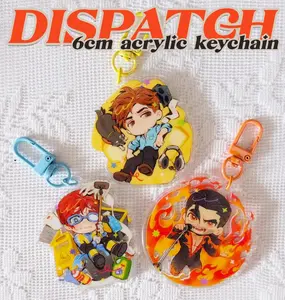 Cute Chibi Acrylic Keychain– Cartoon Character Keychain, Kawaii Bag Charm Gift