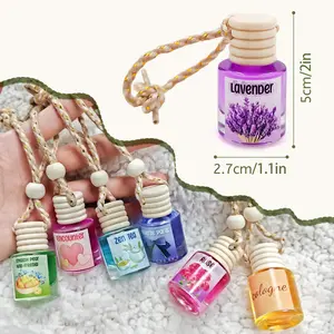 2Pack 8ML Hanging Car Air Fresheners Scented Diffuser for Car & Living Spaces -  Nature Fragrance for Easter Basket Stuffers,Mother's Day gift