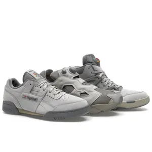 Reebok Men's Workout Plus, Reebok Pump Omni Zone II & Reebok Instapump Fury 94 PlayStation 30th Anniversary Stacking Box, from StockX