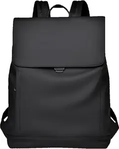Modern Minimalist Travel Backpack, Waterproof, Adjustable Straps, Luggage Strap Compatible, Lightweight, for Outdoor (black)