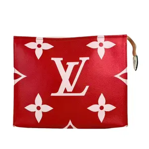 Pre-owned Louis Vuitton Leather Clutches & Wristlets Toiletry Limited Edition Monogram Giant Clutch