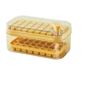 Ice Grid Mold Cooking Tool – Food Storage Freezer Tray with Grid Design