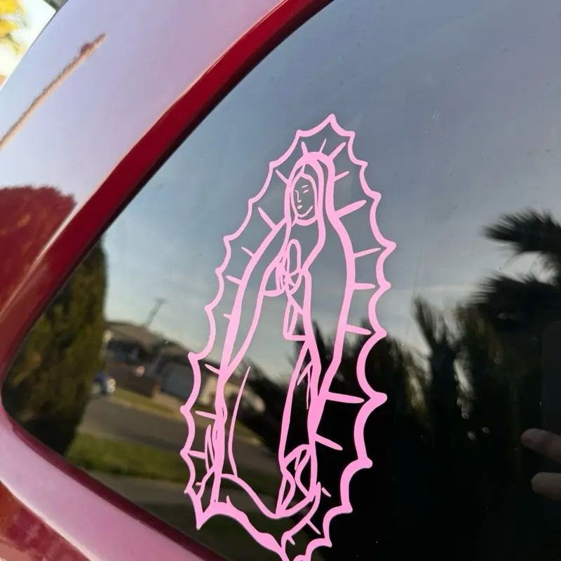Virgen Mary Vinyl Decal Sticker For Cars Automotive Accessories
