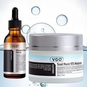 VGO Moisturizing Duo Vitamin C Serum & Snail Mucin 92% Facial Cream
