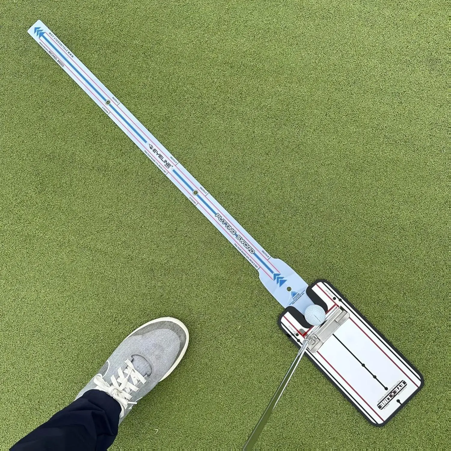 Putting Alignment Mirror & Standard Putting Sword Combo (2 pcs)