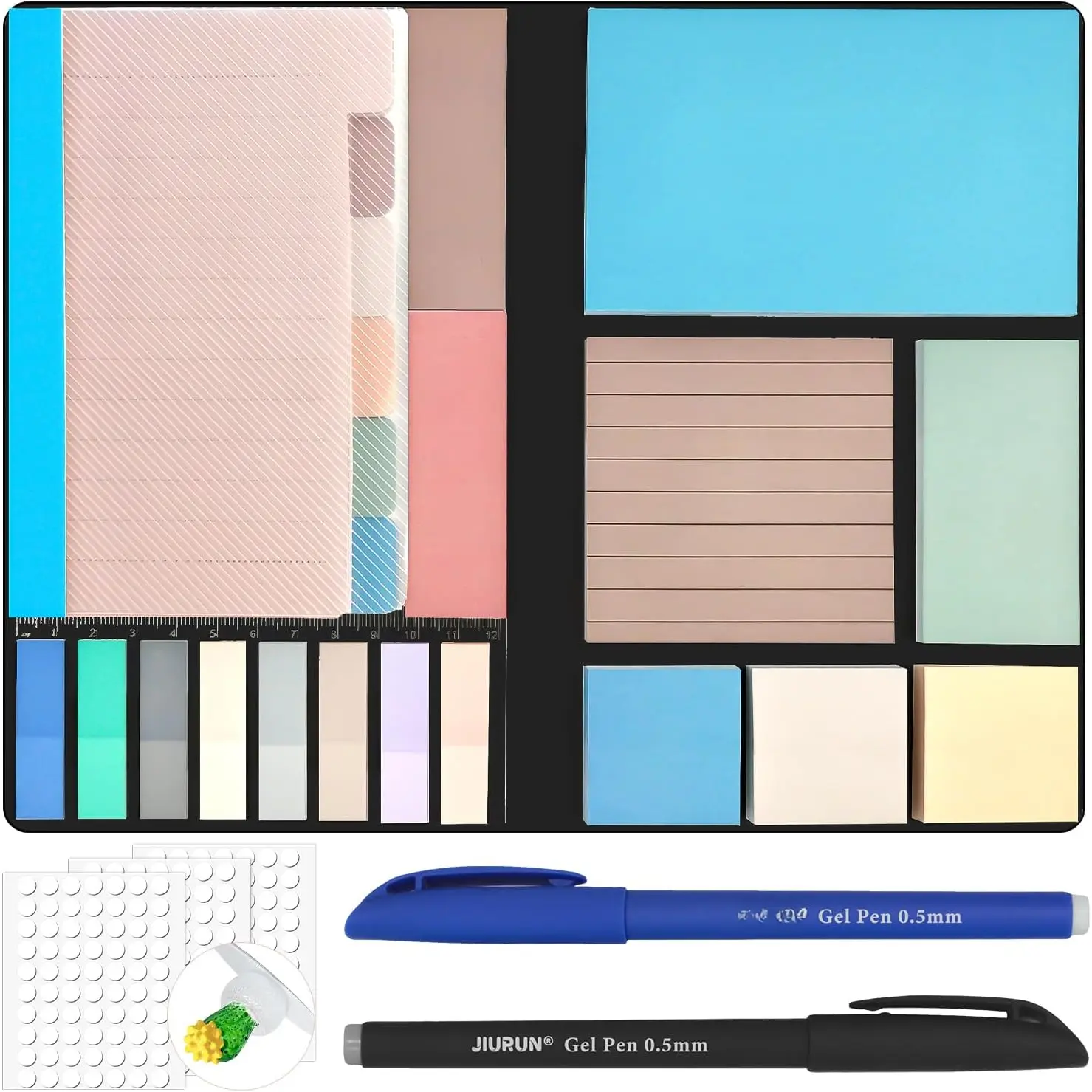 Sticky Notes Set 920 Pack, Divider Sticky Notes Tabs, Office Supplies, Planner Sticky Note Dividers Tabs, Book Notes,  to School Supplies