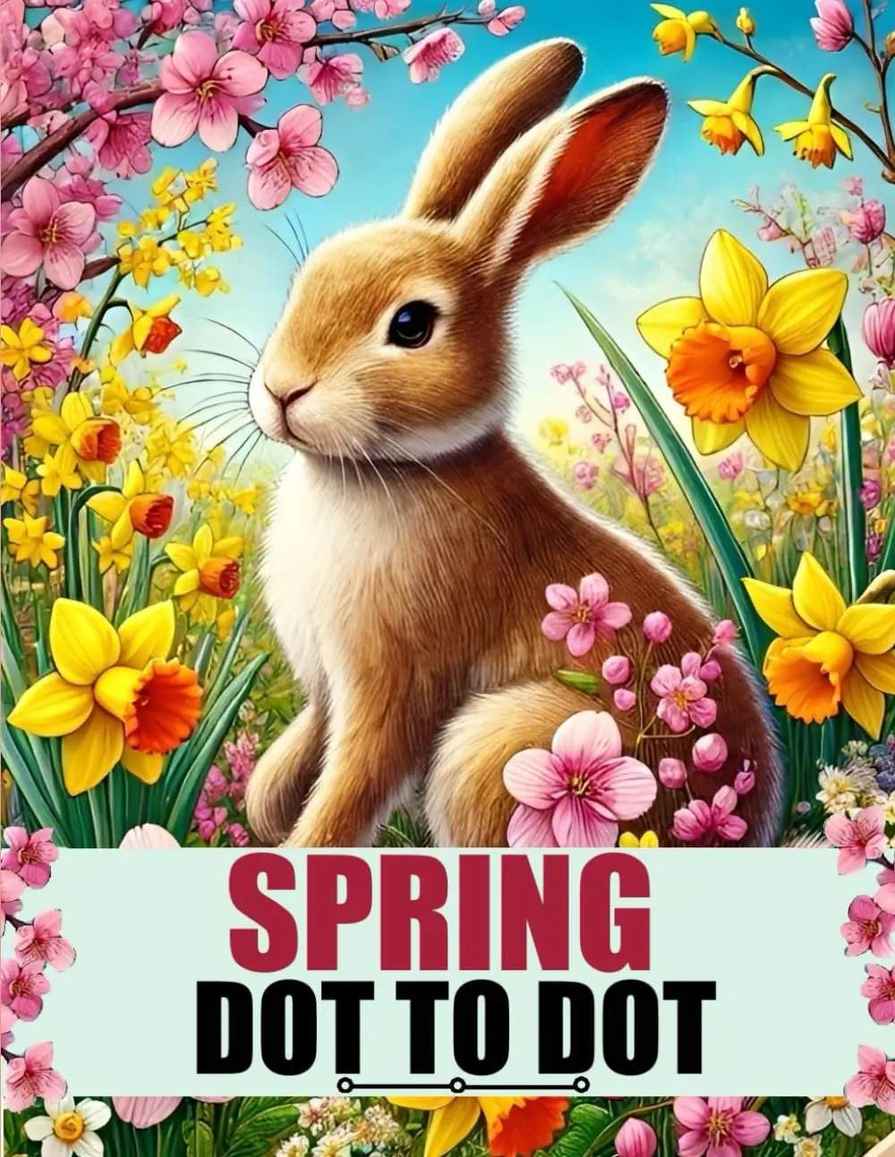 Spring Dot to Dot: Large Print Dot-to-Dots Puzzles For Adults and Seniors | Spring Season