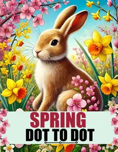 Spring Dot to Dot: Large Print Dot-to-Dots Puzzles For Adults and Seniors | Spring Season